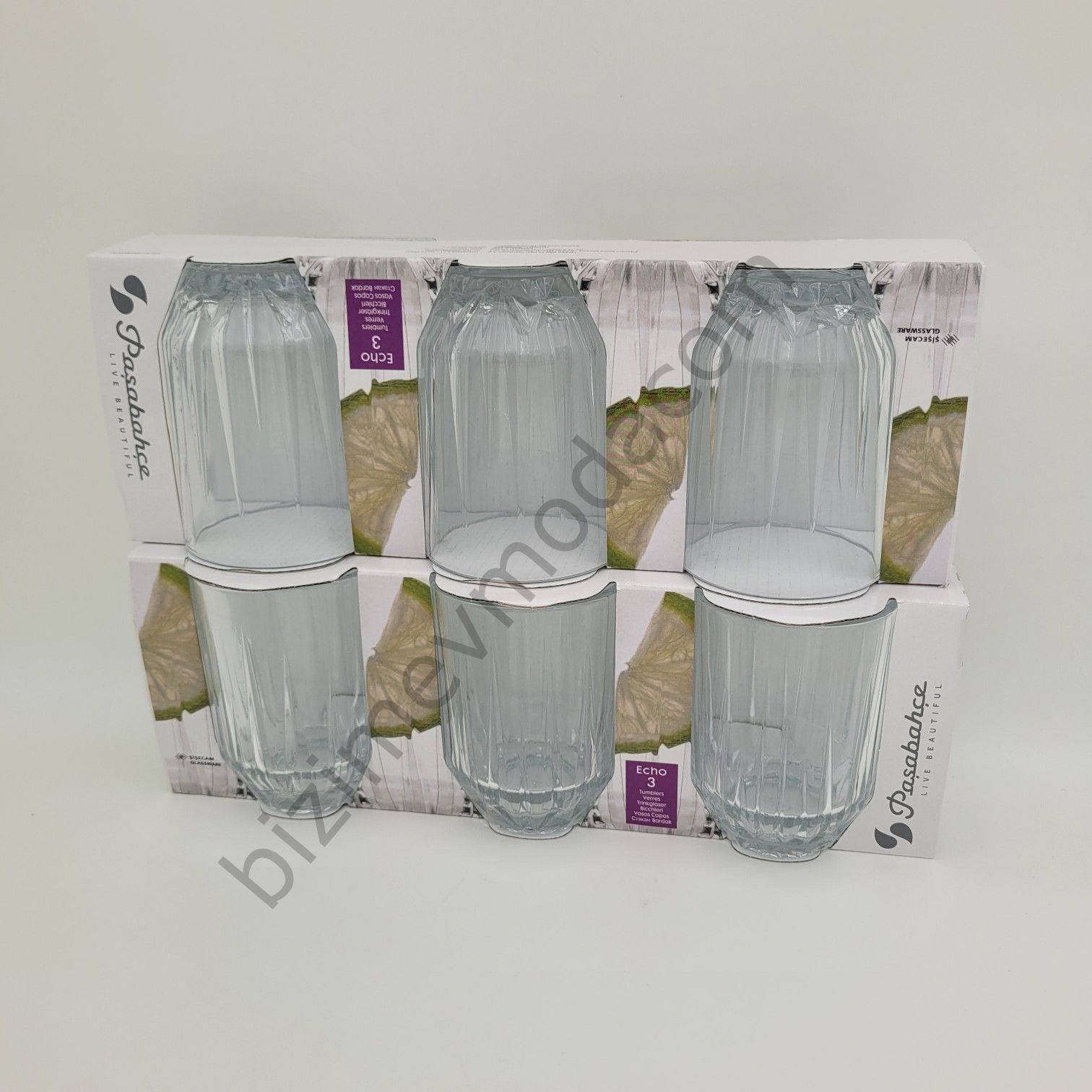 Paşabahçe 520272 Echo Üçlü Su Bardağı 250 ml