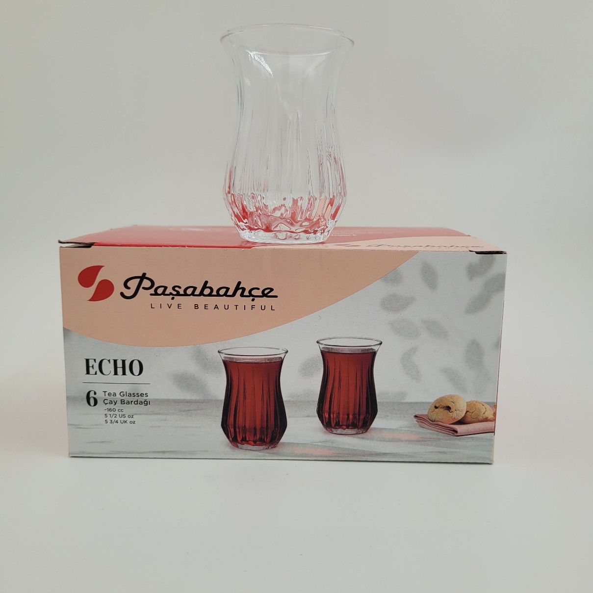 Paşabahçe 420181 Echo 6 Lı Çay Bardağı