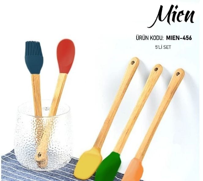 Mien 5 li Mini Spatula Seti