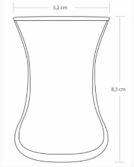 Paşabahçe 42281 Harrann Glass 4 You Çay Bardağı 108 Cc