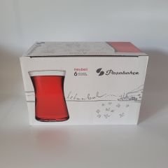 Paşabahçe 42361 Heybeli Çay Bardağı 6'lı 160 cc