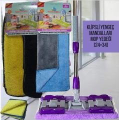 Mandallı mop yedek bezi