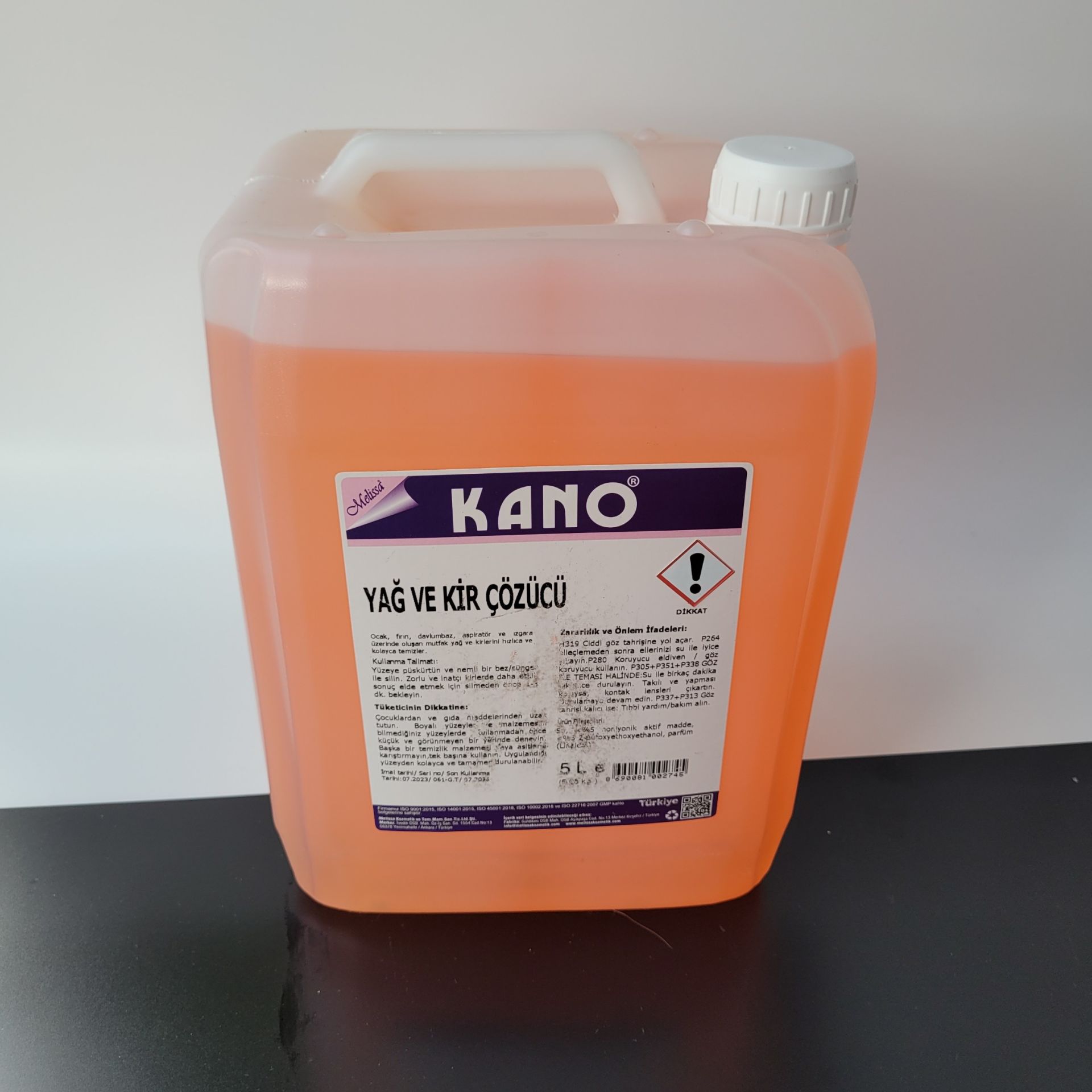 Kano Yağ Çözücü 5 litre