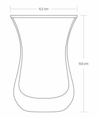 Paşabahçe 62511 Aida 6 Lı Çay Bardağı