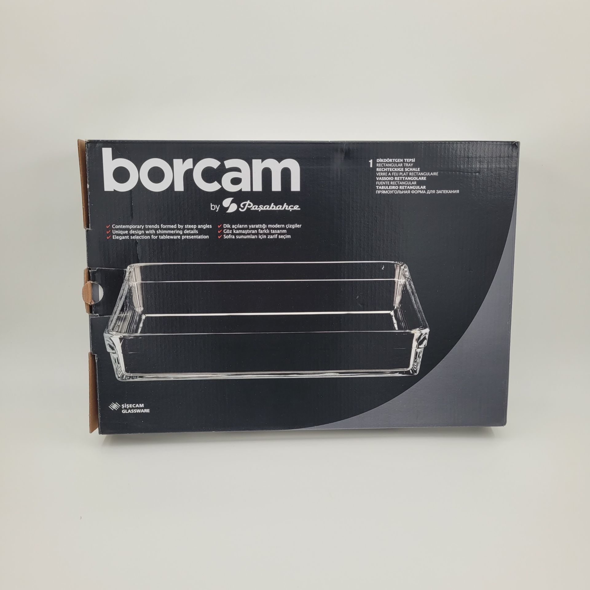 Paşabahçe 59324 Premium Dikdörtgen Küçük Borcam