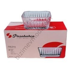 Paşabahçe 530236 Frezya 4 lü Kare Kase