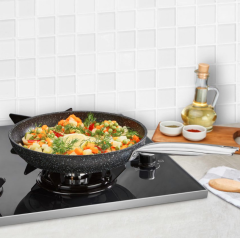 Falez Black Line  24 cm Tek Kulp Tava
