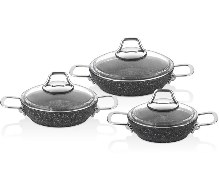 FALEZ BLACK LINE 6 PARÇA SAHAN SET