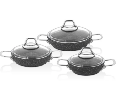 FALEZ BLACK LINE 6 PARÇA SAHAN SET
