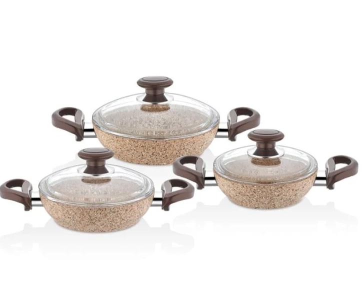 FALEZ CREAMY 6 PARÇA SAHAN SET