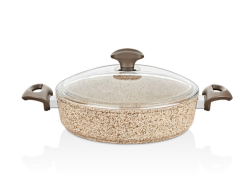 FALEZ CREAMY 28 CM KISA KARNIYARIK TENCERE