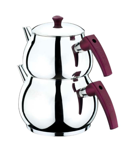 Küre Soft Şiraz Bakalit Kulp Mini Çaydanlık