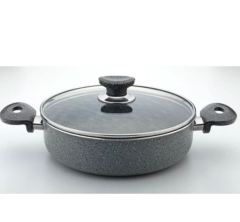 Arselon Granit Kısa Tencere 20 cm
