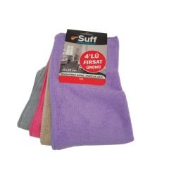 Suff 4 lü Microfiber Gül Bez