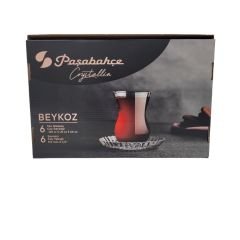 PAŞABAHÇE 98695 F&D KRISTAL ÇAY TAKIMI BEYKOZ