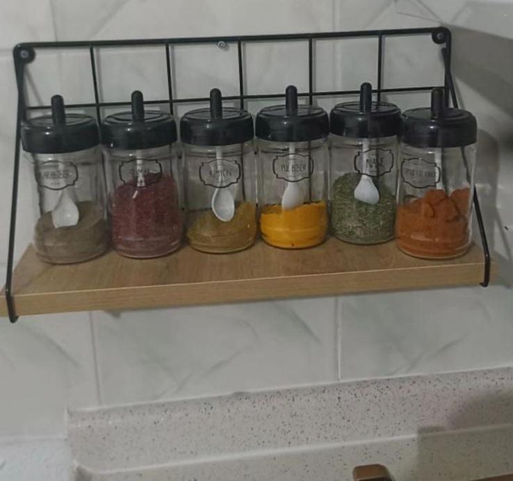 Çok Amaçlı Ahşap Altlı Raf Tek Katlı