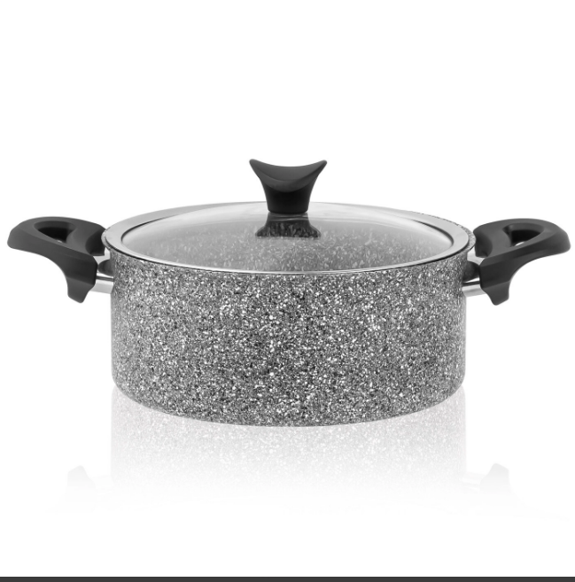 Taç Ultra Granit Derin Tencere 24 cm