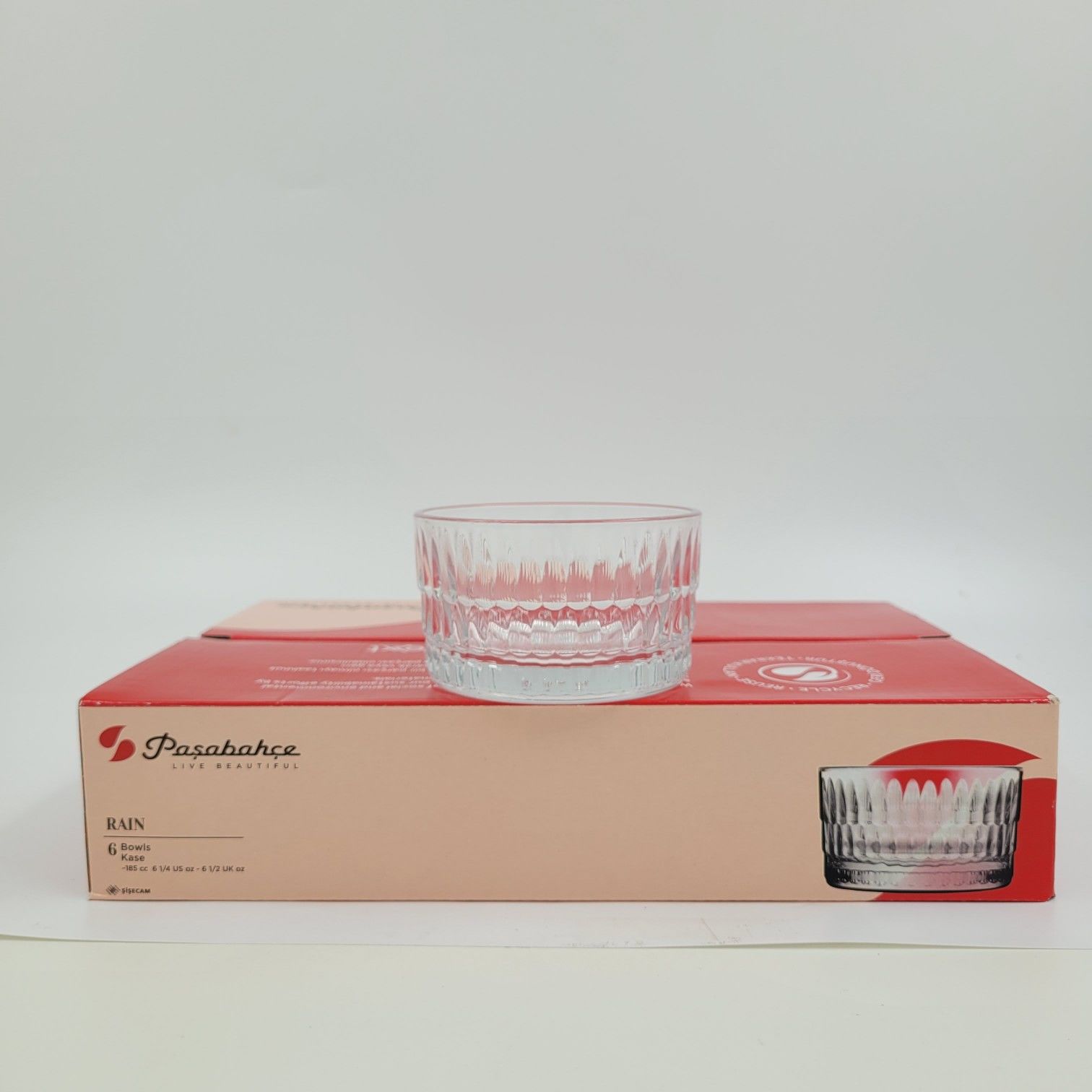 PAŞABAHÇE 530022 Rain 6 lı Kase