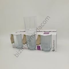 Paşabahçe 520272 Echo Üçlü Su Bardağı 250 ml