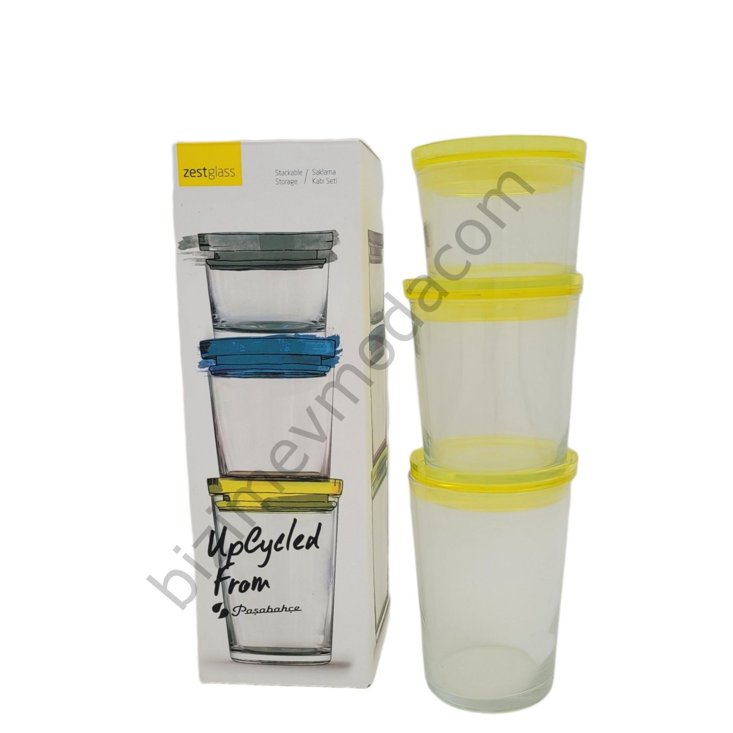 Paşabahçe 96231 Üçlü Zestglass Saklama Kabı
