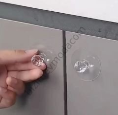 Yapışkanlı Dolap Kapak Kulpu