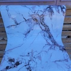 Mermer desenli Masa Örtüsü 80 cm