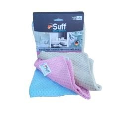 Suff Müge Microfiber Üçlü Temizlik Bezi 32*32