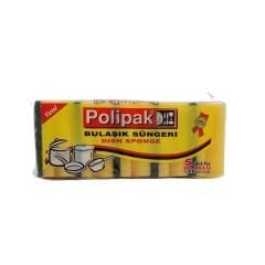 Polipak 5 li Oluklu Bulaşık Süngeri