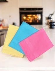 Ellesill 3'lü Mikrofiber Cam Bezi 40x60 cm