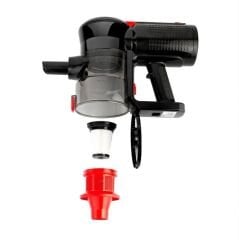 Stilevs Anka S Dikey Toz Torbasız Elektirikli Süpürge Kırmızı&Siyah